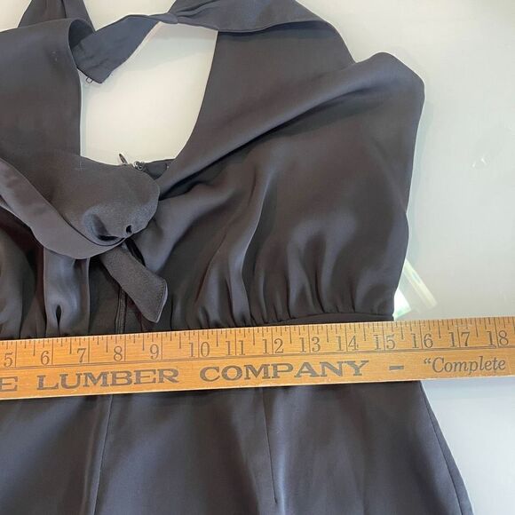 House of Harlow 1960 X Revolve Black Cut Out Opal Jumpsuit Size Large - Picture 11 of 12